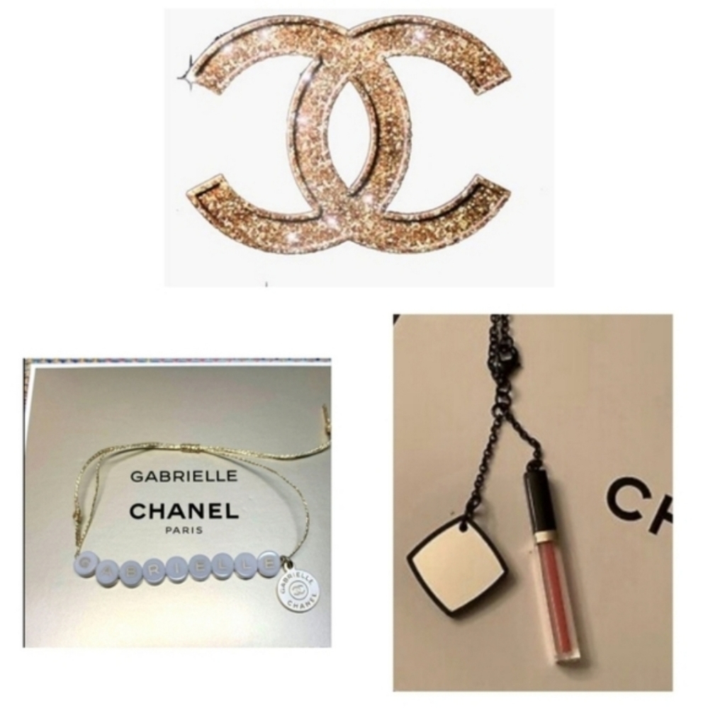 🧧GREAT NIB CHANEL GABRIELLE Perfume Tester w/Bracelet & COCO GLOSS Charm(copy)